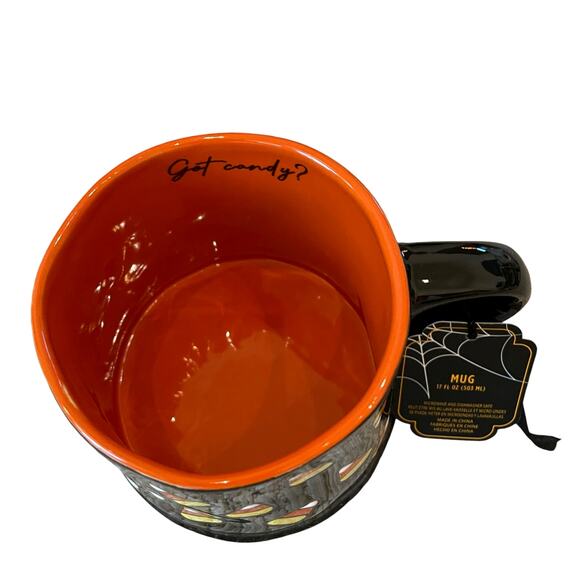 Large Halloween CANDY CORN Mug 17oz Coffee Cup by Global Design Connection New - Picture 6 of 14